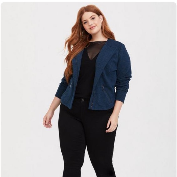 Moto Inspired Knit Jacket - Picture 5 of 5